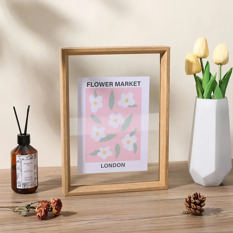Acrylic transparent picture frame